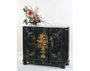 Ultimate Accents Myriad Black Parrot Chest