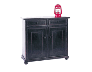 Wayborn Antique Black Jayson Cabinet