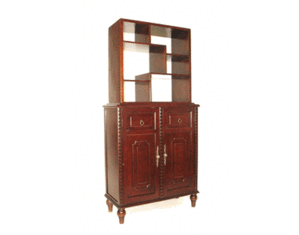 Wayborn Brown Display Cabinet