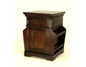 Wayborn Brown Magazine Cabinet