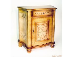 Wayborn Ivory Hand Painted Hall Accent Chest - FREE Inside Delivery!
