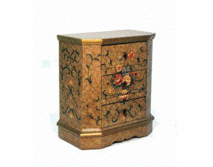 Wayborn Multi Color Painted Cabinet