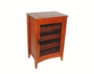 Wayborn Oak Hugo Wine Cabinet