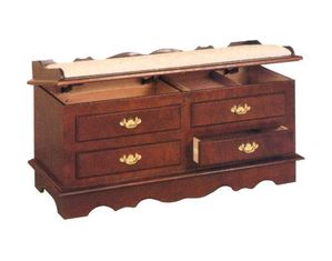Coaster Company Padded Cherry Cedar Chest