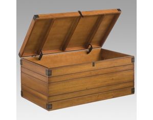 Home Styles Furniture Wooden Planked Large Storage Chest