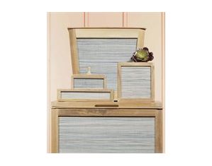 Selamat Designs St Lucia Apothecary Container Storage Chest and Trunk