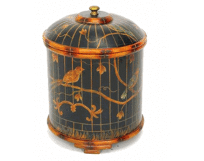 Wayborn Multi Color Handpainted Bamboo Box