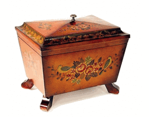 Wayborn Multi Color Handpainted Box with Mouldings