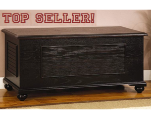 Union Square Black Cedar Chest - Best Seller!