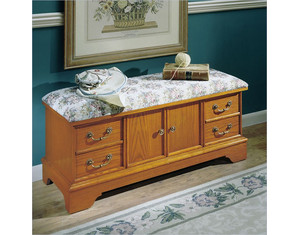Powell Nostalgic Oak 997310 Storage Chest and Trunk Storage Chest and Trunk