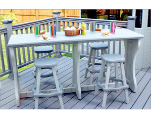 Leisure Accents Double Wide Patio Bar - Fast FREE FedEx Shipping!