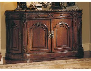 American Drew Jessica McClintock Home Credenza with Wood or Marble Top - FREE Inside Delivery!