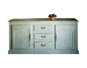 British Traditions French Painted Distressed Buffet