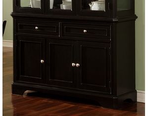 Union Square Antique Black Buffet - FREE Inside Delivery!