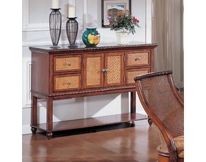 Cramco Holmes Mahogany Finish Birch Sideboard - Fast FREE FedEx Shipping!