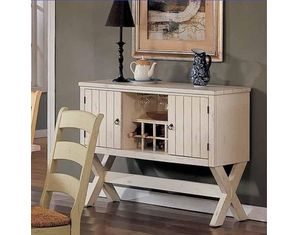 Cramco Renoir Rubbed White Finish Birch Sideboard - FREE Inside Delivery!