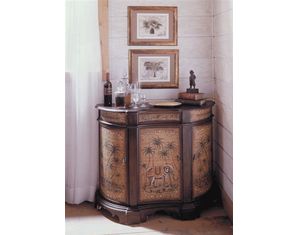 Fairfax Home Furnishings Curved Palm Credenza
