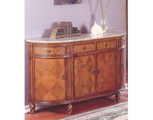 Fairfax Home Furnishings Granite Top Wood Buffet