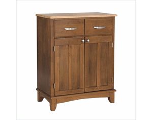 Home Styles Furniture Cottage Oak Buffet with Natural Wood Top 5001-0061 - Fast FREE FedEx Shipping!