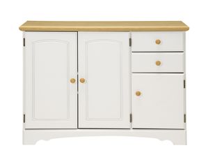 New Visions by Lane Kitchen Essentials White/Maple Buffet