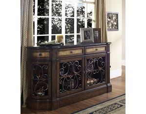 Pulaski Carmel Finish 704255 Accents Hall Cabinet Credenza