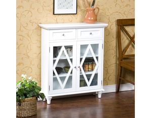 SEI Diamante White Anywhere Cabinet