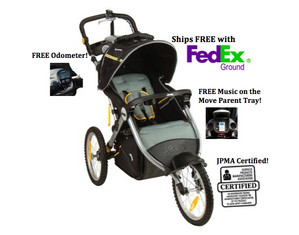 Jeep Overland Limited Jogging Stroller - Fast FREE FedEx Shipping!