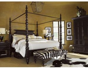 Tommy Bahama Home Kingstown Sovereign Poster Bed in Tamarind