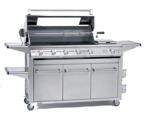 Beefeater Signature 6 Burner SL4000S with Stainless Steel Cart Grill