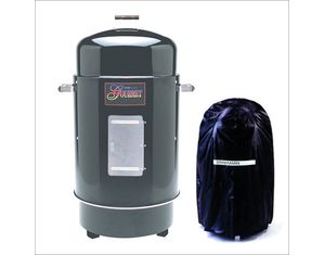 Brinkmann Gourmet Charcoal Smoker and Grill with Vinyl Cover