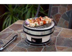 Fire Sense HotSpot Round Yakatori Charcoal Grill