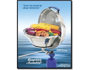 Magma Marine Kettle Gas Grill with Hinged Lid Original Size A10 205