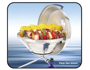 Magma Marine Kettle Gas Grill with Hinged Lid Party Size A10 215