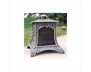 Oakland Living 24 Inches Rock Chimenea with Grill