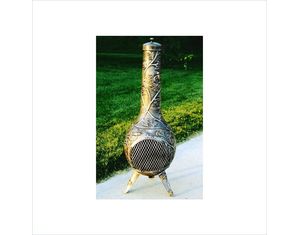 Oakland Living 45 Inches Hummingbird Chimenea with Grill