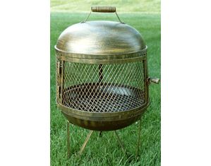 Oakland Living Jr. Feast Chimenea Firepit with Grill