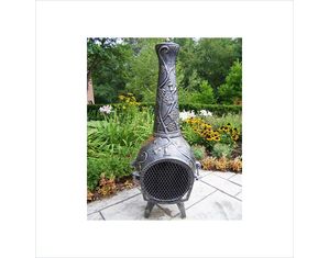 Oakland Living Leaf Chimenea 45 Inches Medium with Grill