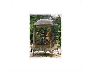 Oakland Living Pentagon Fireplace with Grill