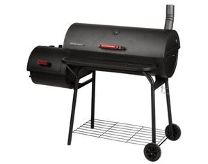 PrimeGlo 1200 Square  in BBQ with Smoker with Fire Box on the Side