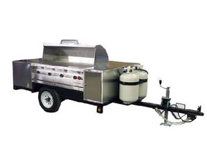 Silver Giant 48 inch Silver Giant BBQ Trailer Grill