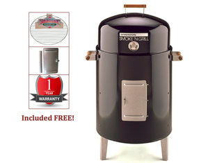 Brinkmann Charcoal Smoke 'N Grill - FAST FedEx Shipping!