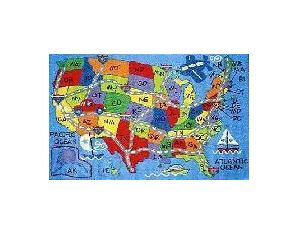 Travel Fun 8'X11' Rug - Fast FREE FedEx Shipping!
