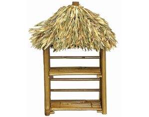 Bamboo 54 Folding Bamboo CD Rack (5444)