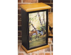 Cape Craftsmen Equine Running Free One CD or DVD Cabinet (8CD01472)