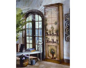 Fairfax Home Furnishings Garden Motif Media Cabinet (122078)