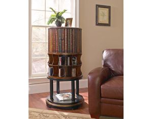 Fairfax Home Furnishings Spin CD Stand w/ Casters (122613)