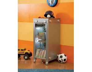 LittleMissMatched Mixter Max Media Storage Unit with 2 Led Lights Behind Shelving (248-277)
