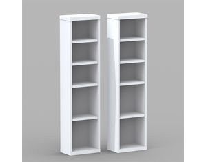 Nexera Liber-T CD/DVD Storage Towers (2)