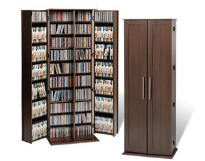 Prepac Large Deluxe Media Storage with Locking Shaker Doors (LS-0448)