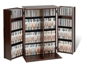 Prepac Small Deluxe Media Storage with Locking Shaker Doors (LS-0192)